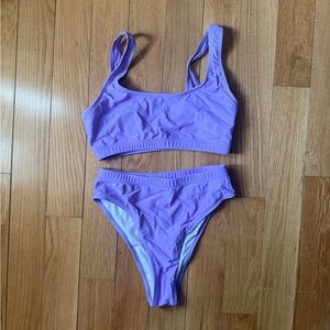 High Waisted Cheeky Bikini Set